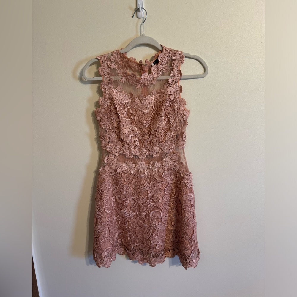 Topshop Mauve Mini Dress